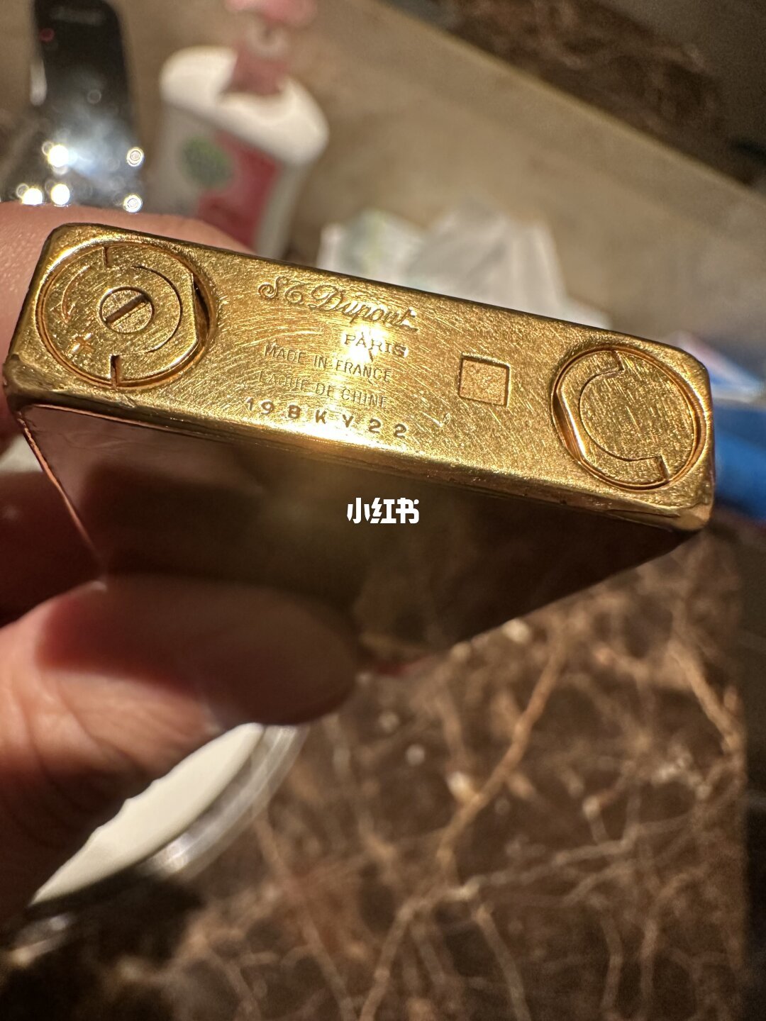 都彭中国漆老款打火机刻字编号