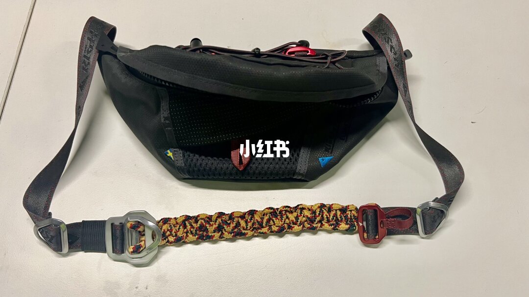 埃德尔2L腰包与自编加长的伞绳背带