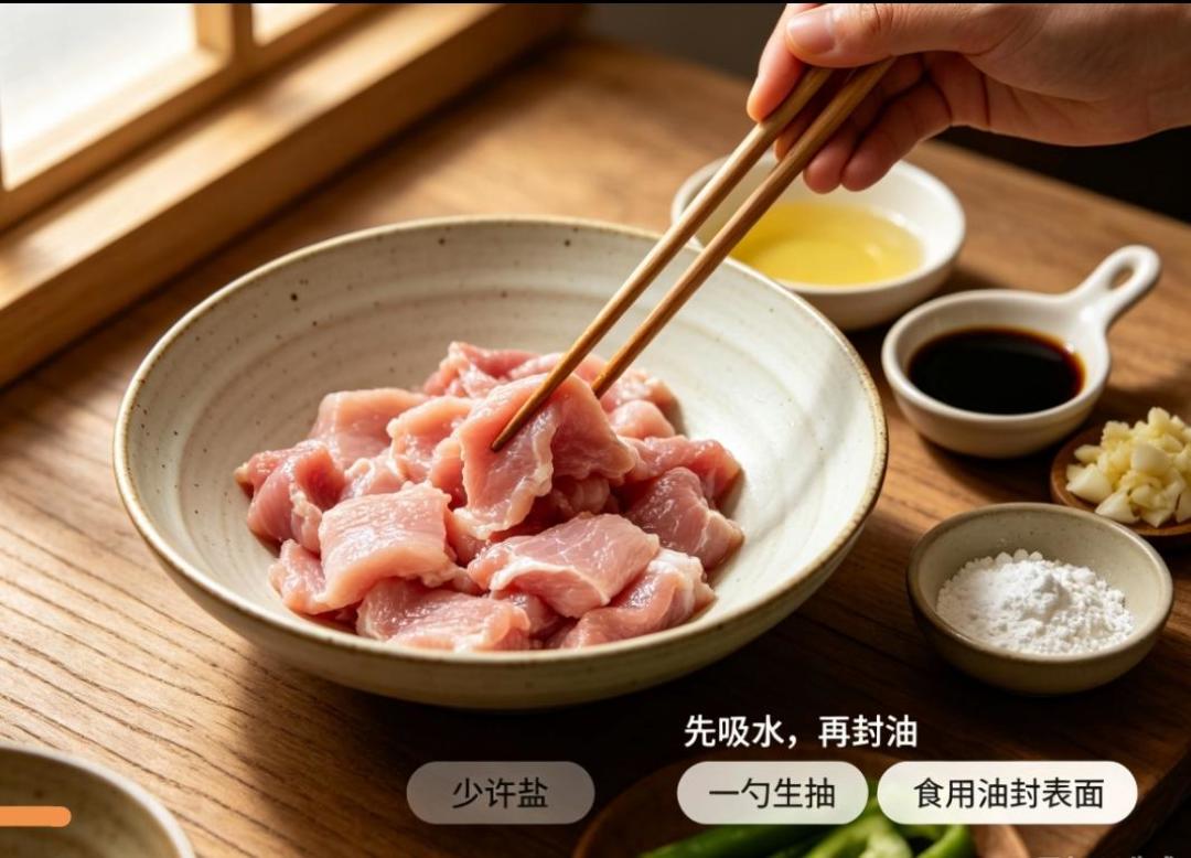 炒肉发柴真不怪火候：四个平台吵成四派的上浆之争，分水岭其实是你没打的那碗水