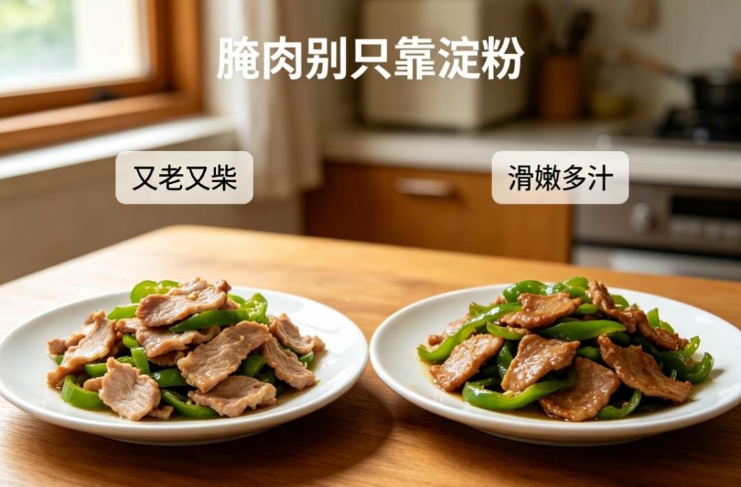 炒肉发柴真不怪火候：四个平台吵成四派的上浆之争，分水岭其实是你没打的那碗水