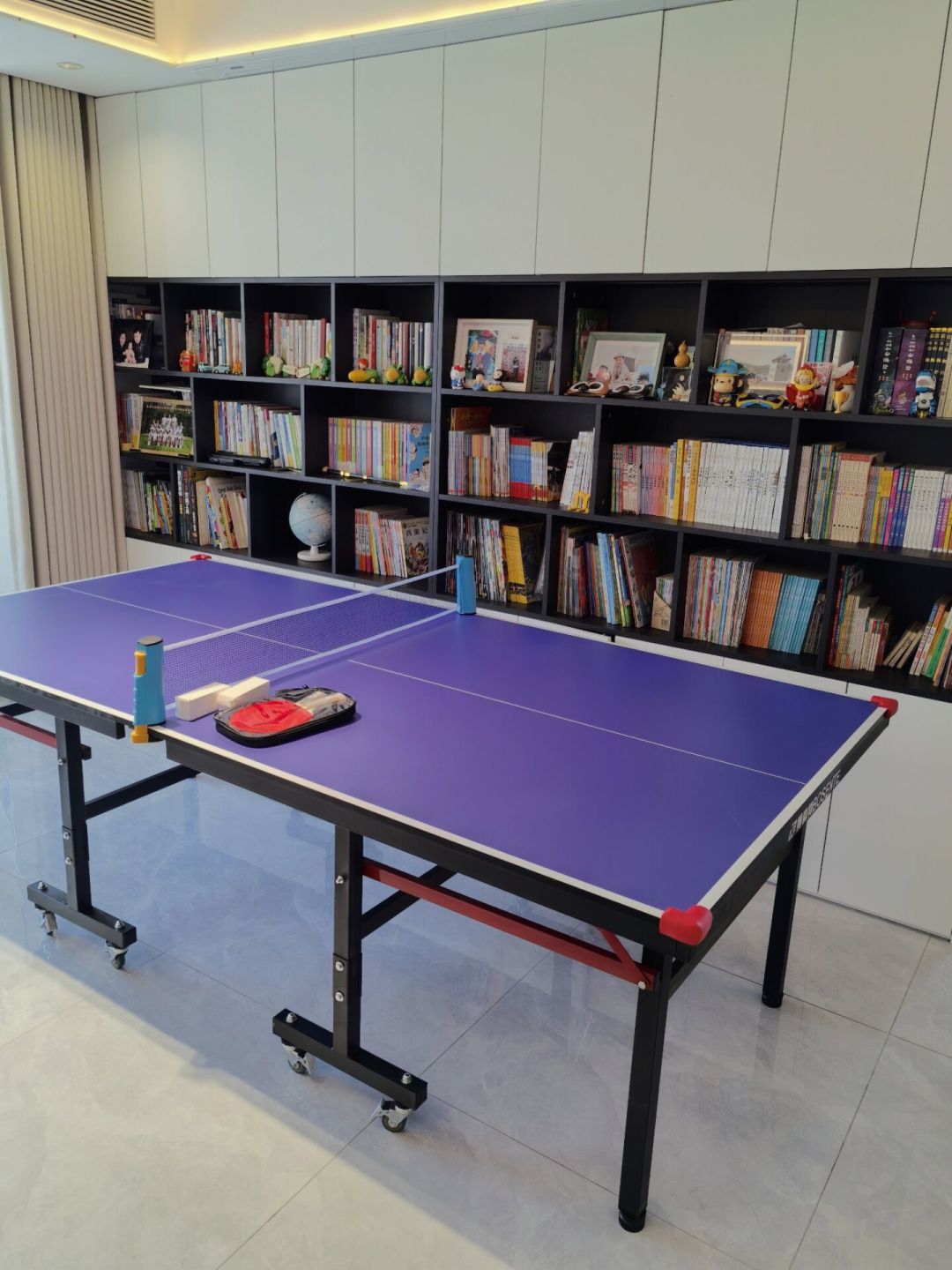 一张奥运同款球台进客厅，双11挑红双喜，台面厚度只是第二道