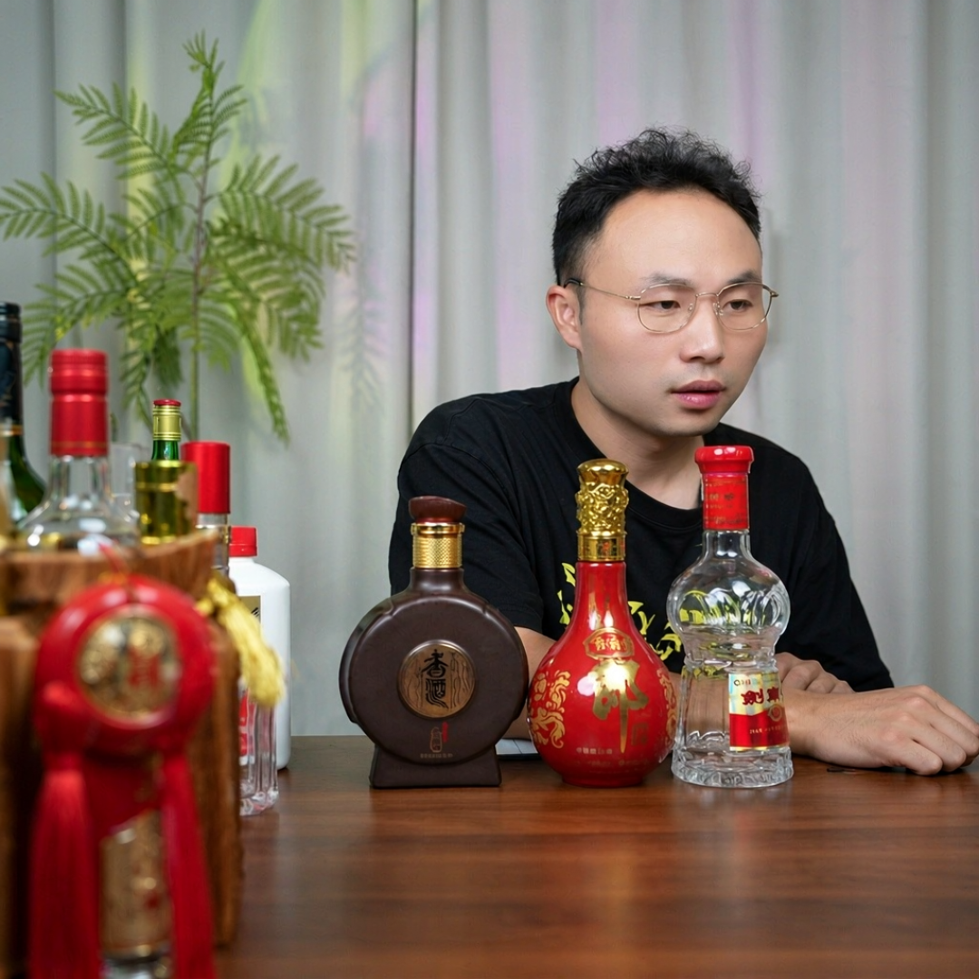 多瓶白酒同框