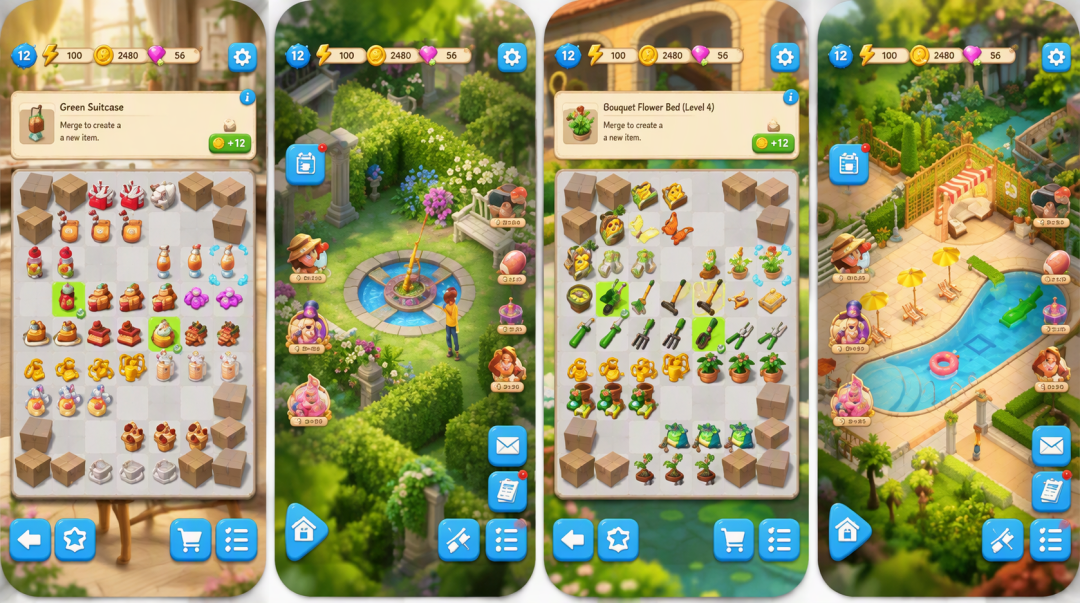 Supercell买下《庄园合合》开发商:一款“合成奶奶”的休闲游戏,生命周期收入7亿美元,值不值得玩、要不要氪?