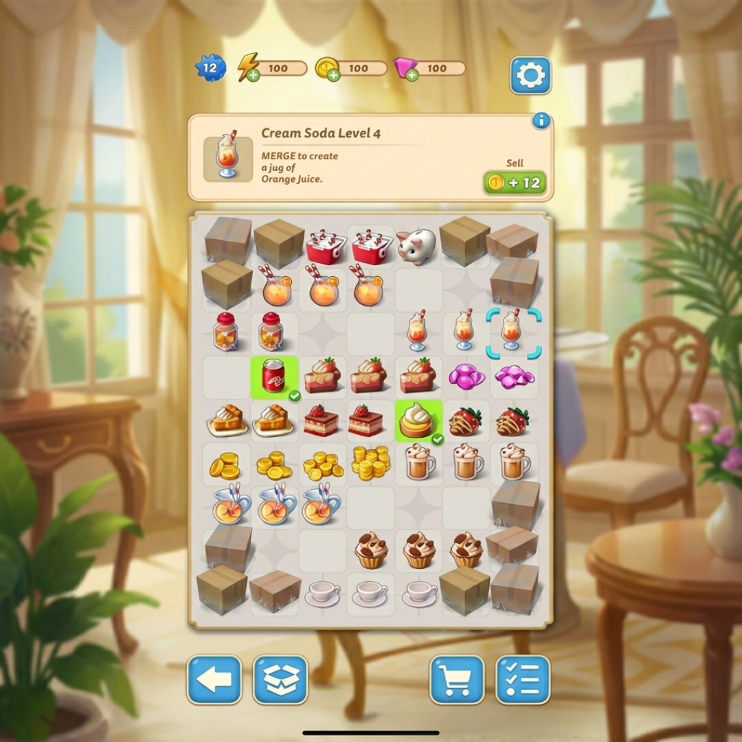 Supercell买下《庄园合合》开发商:一款“合成奶奶”的休闲游戏,生命周期收入7亿美元,值不值得玩、要不要氪?