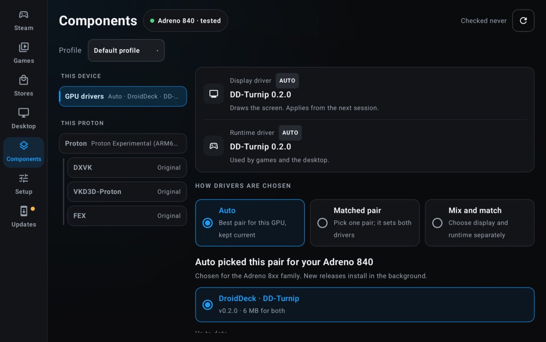 不Root不刷机，DroidDeck把安卓旧手机变成Steam掌机