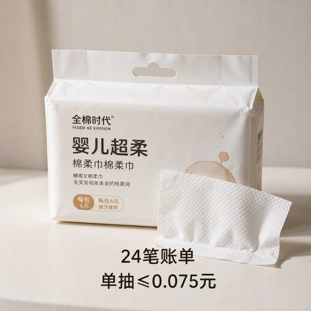 全棉时代棉柔巾的