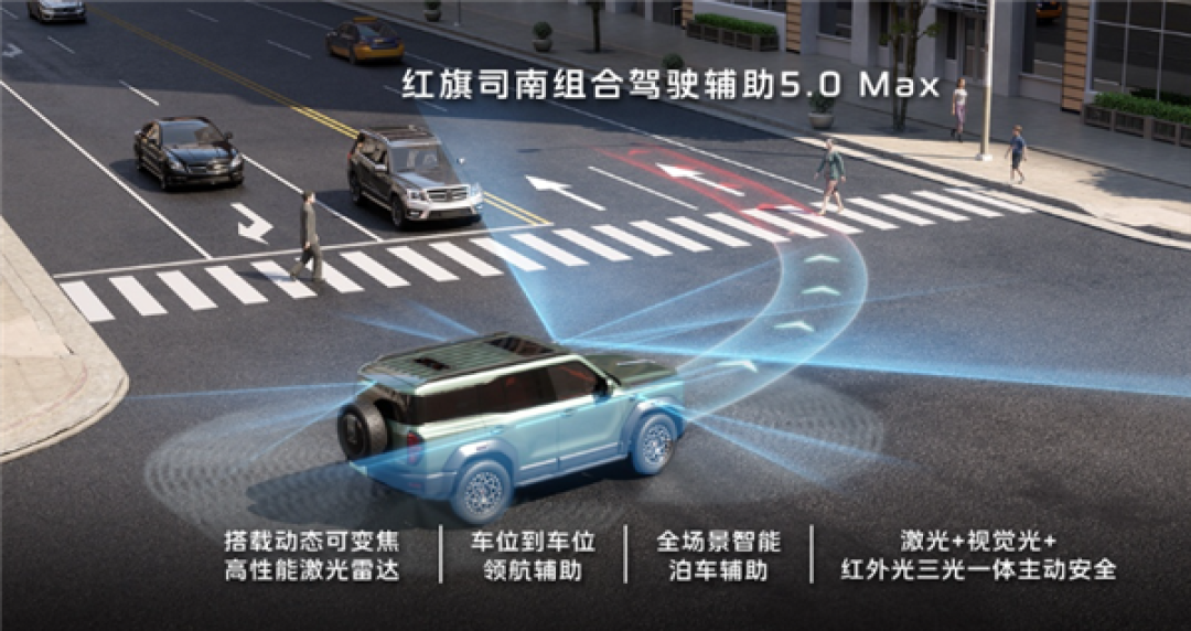 综合续航1350km！豪华越野SUV一汽红旗G919上市：34.98万起