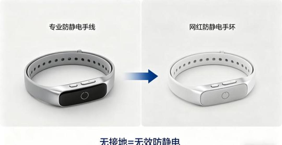 被静电电到给自己装地线？先别笑，回路不通，手环和电池都白搭