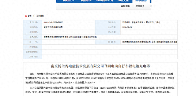 一热就可能不停充电：2500台九号牌充电器被召回，先扫你充电器上的生产日期
