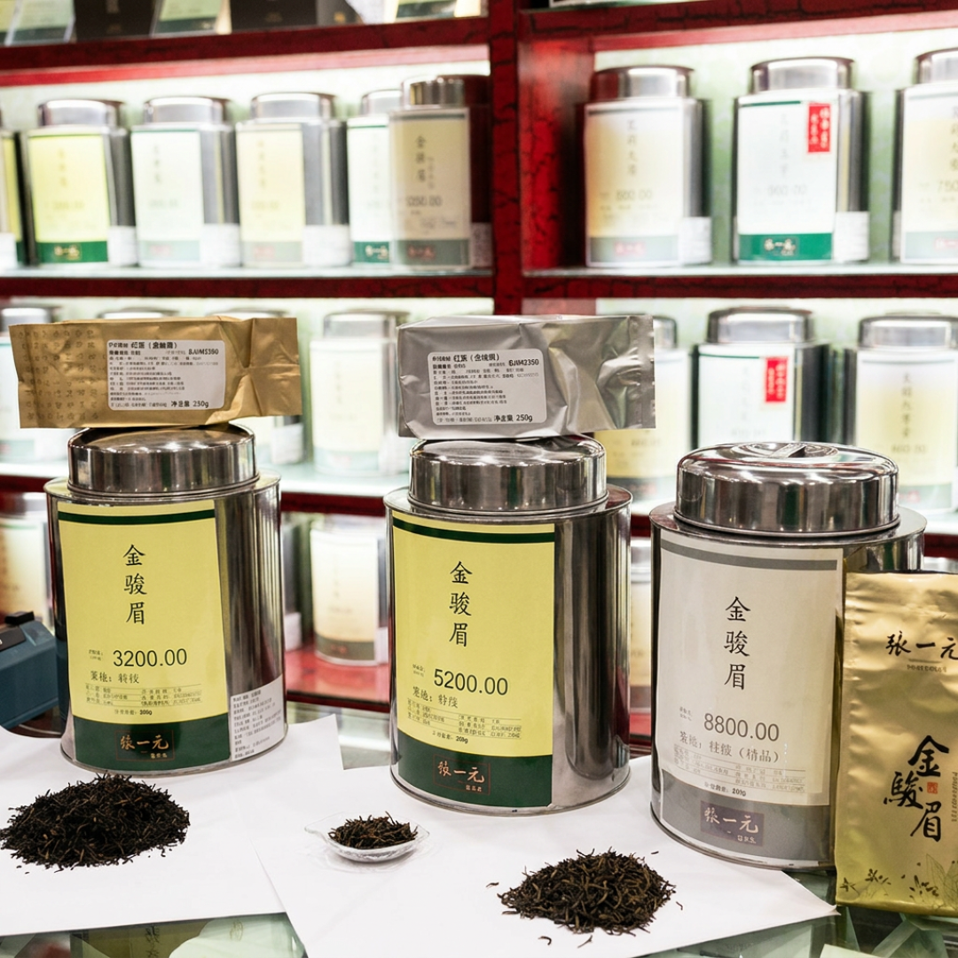 以为张一元只有茉莉？金骏眉8800一斤、1680礼盒断货半年，双11前把这条