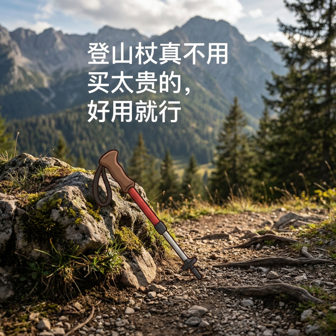 第一根登山杖,买两根、学会推:你“拄”的那根是拖着走的第三只脚