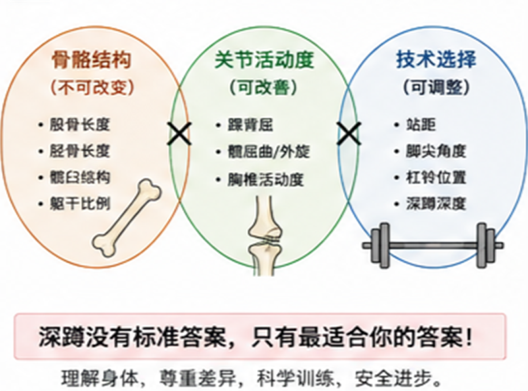 久坐上班族深蹲膝盖内扣:先砍30%重量,臀中肌往后放