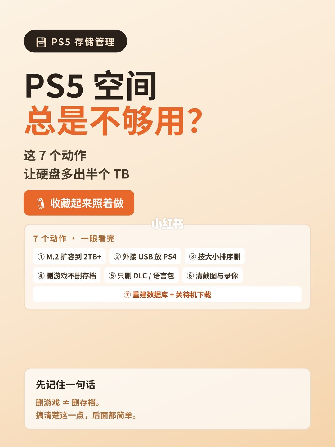 游戏党的PS5存储焦虑