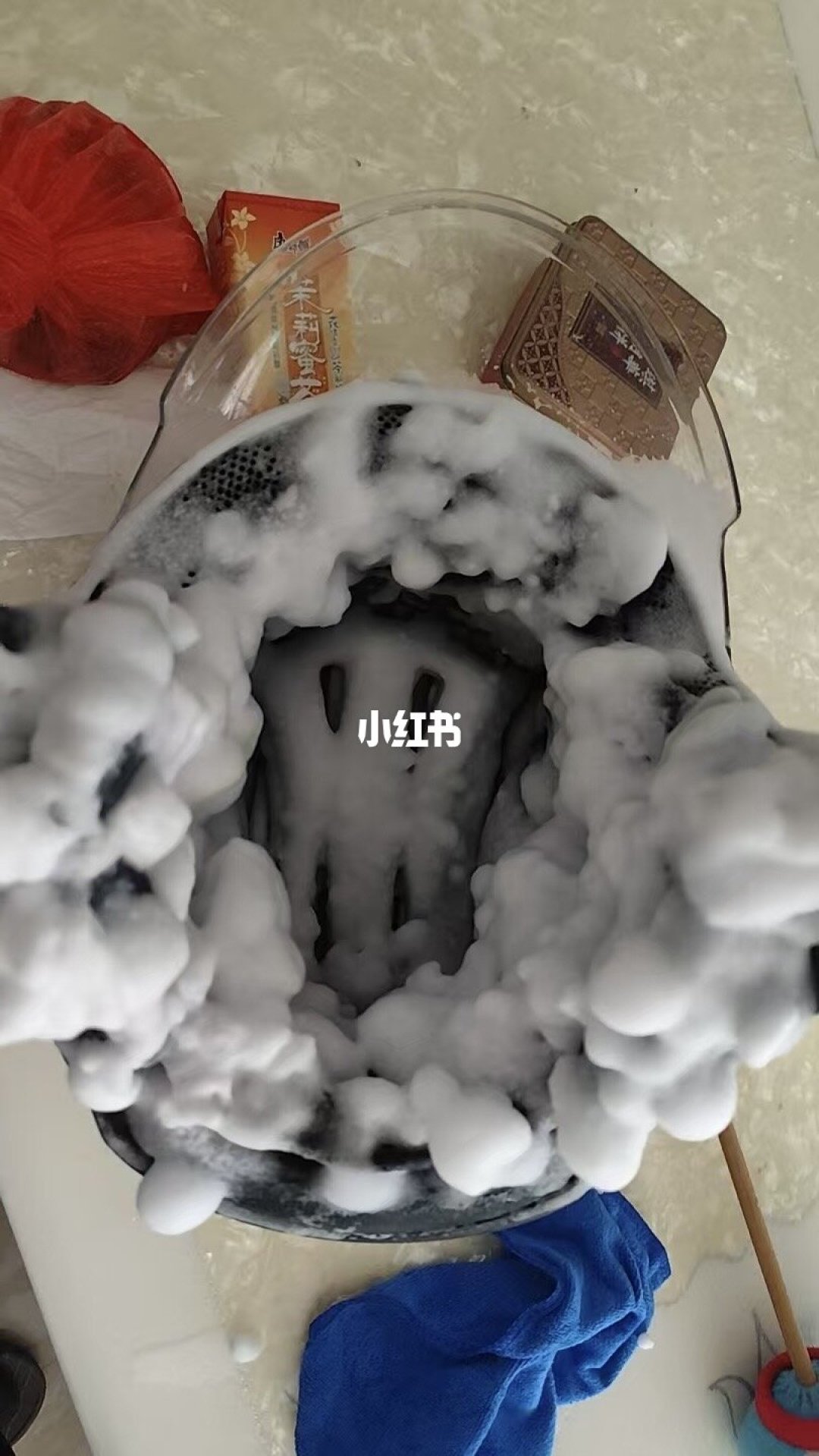 免洗泡沫清洗头盔内衬
