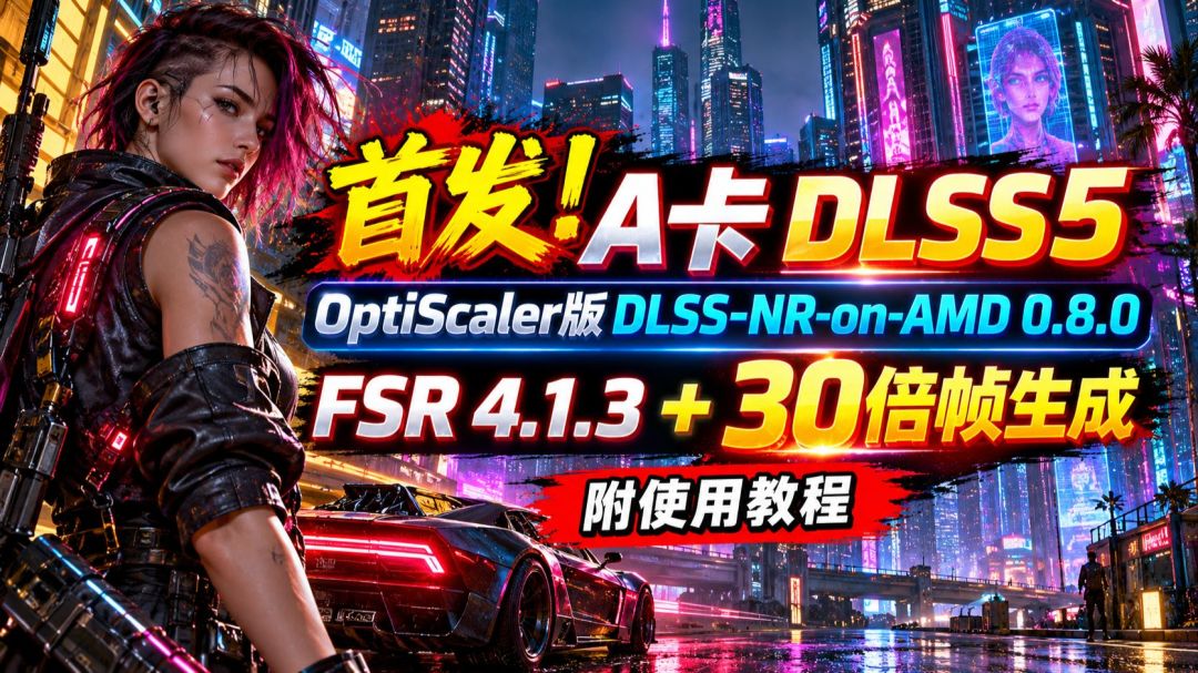 A卡OptiScaler版DLSS-NR-on-AMD社区项目