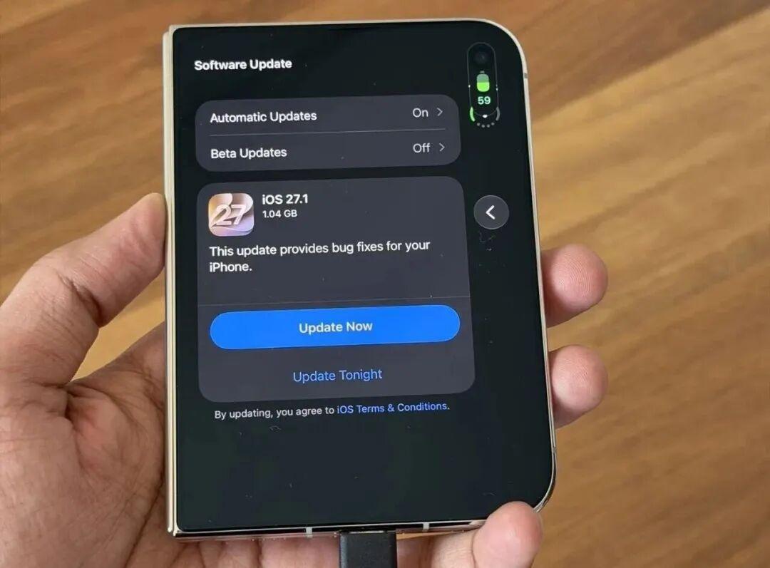 白等iOS 27.1了?27.2正式版马上推送,升不升先看这份实测