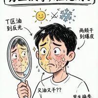 又油又干到底该洗还是该抹？男生秋冬护肤一次说清