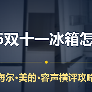 双十一冰箱怎么选？海尔、美的、容声三大国产冰箱横评与选购攻略