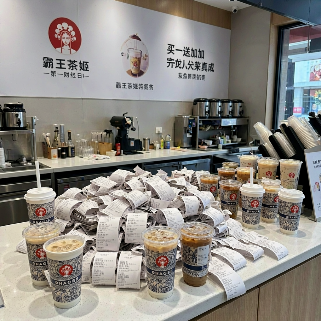 霸王茶姬「买一送一」第二波又来了：抢免费那杯前，先把单杯账、3元补贴和5元缺口算清