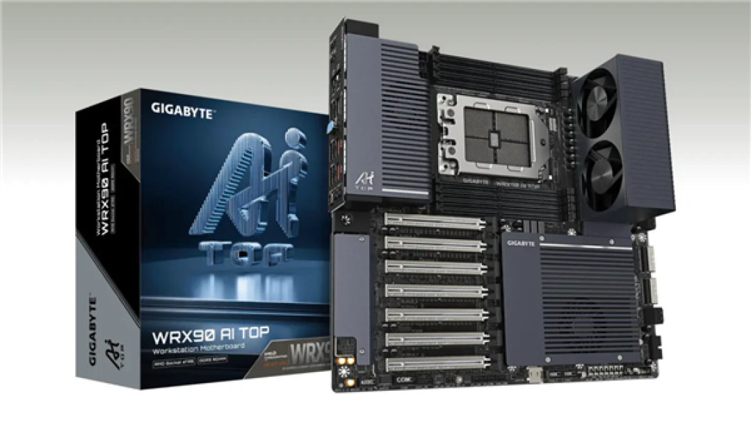 技嘉推新款主板:风冷八通道支持2TB内存、还能塞进九块GPU!