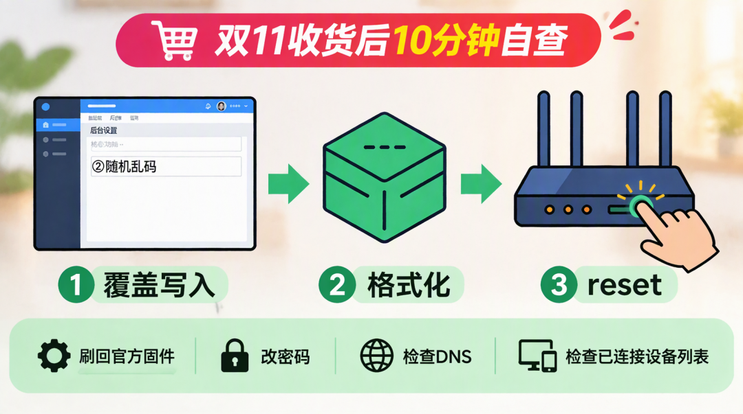 3.2万台带毒二手路由器流入市场：40元捡漏的你，可能刚给家里请了个卧底——收货先做这4步