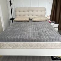 冬季牛奶绒加厚软垫床褥
