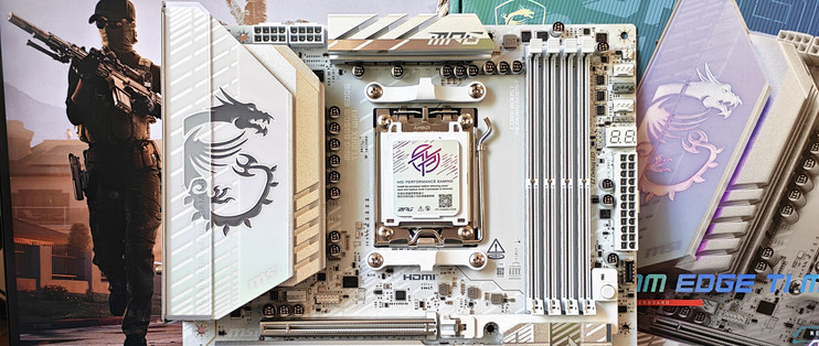 白色装机新选择，微星MPG B850M EDGE TI MAX WIFI刀锋钛主板评测