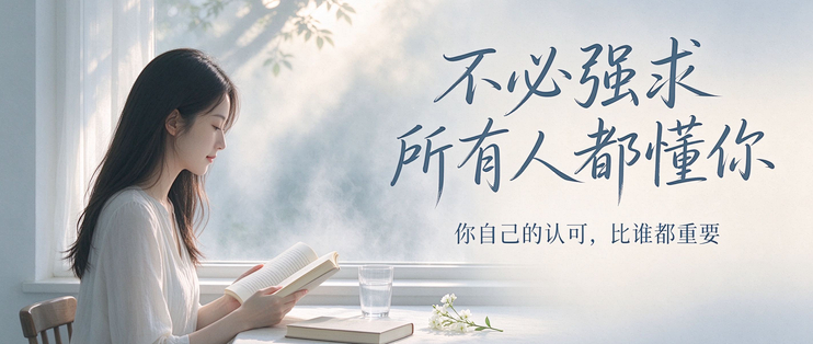 不必强求所有人都懂你