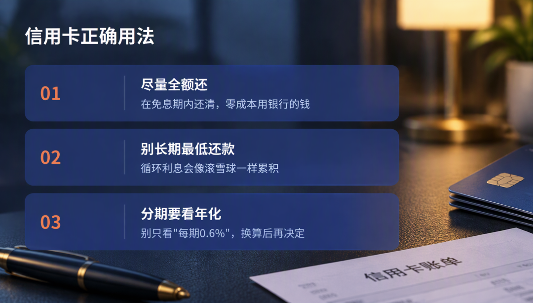 双11刚点“最低还款”，中信就在按你刷卡全额算利息了