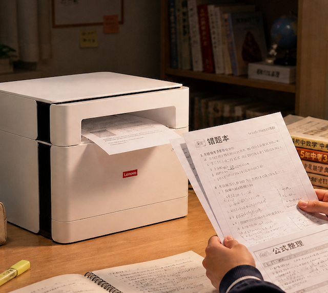 初中生家长的错题本方案：拍照生成空白卷，二刷不用抄