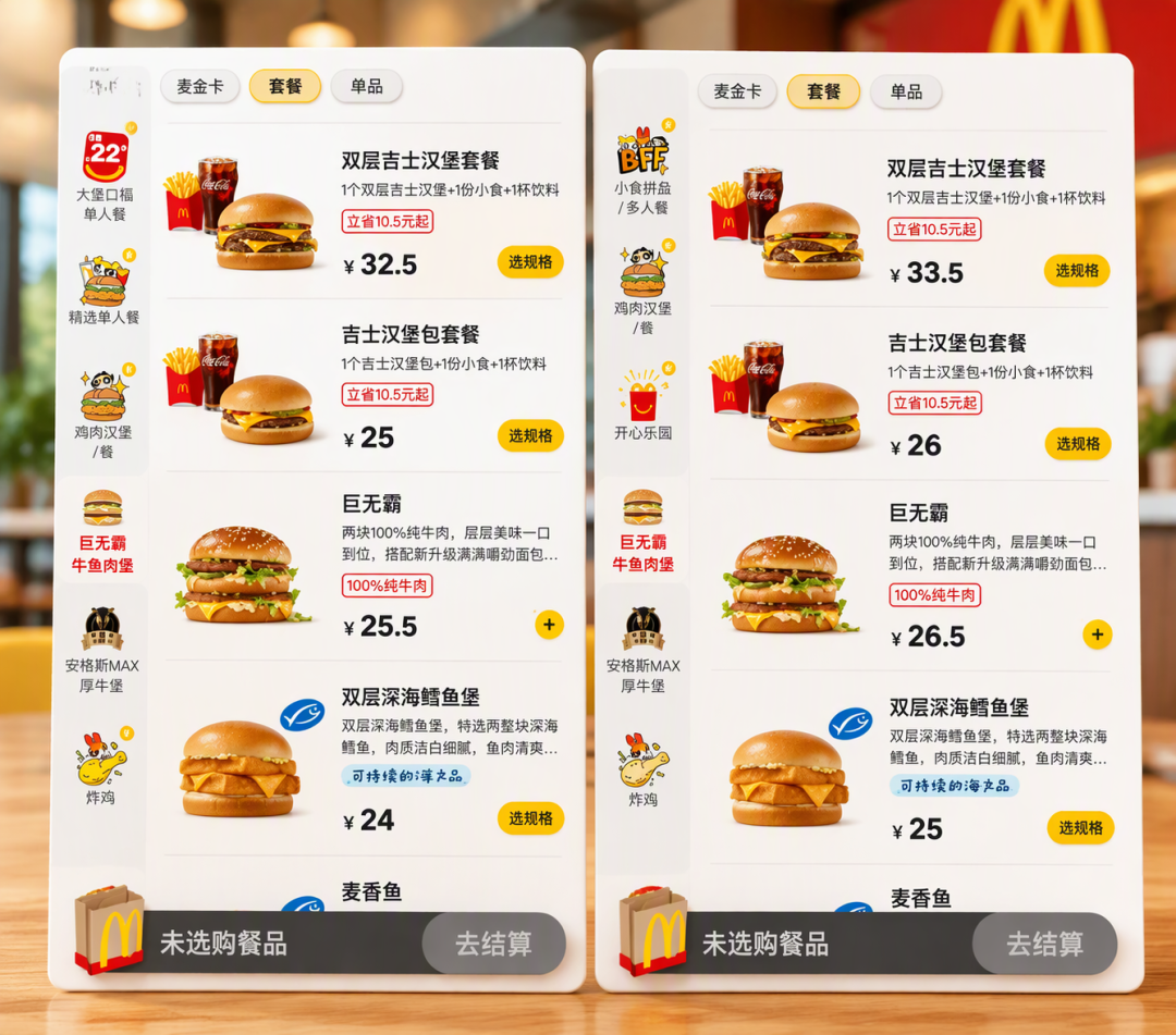 23元的双吉只剩8cm？麦当劳