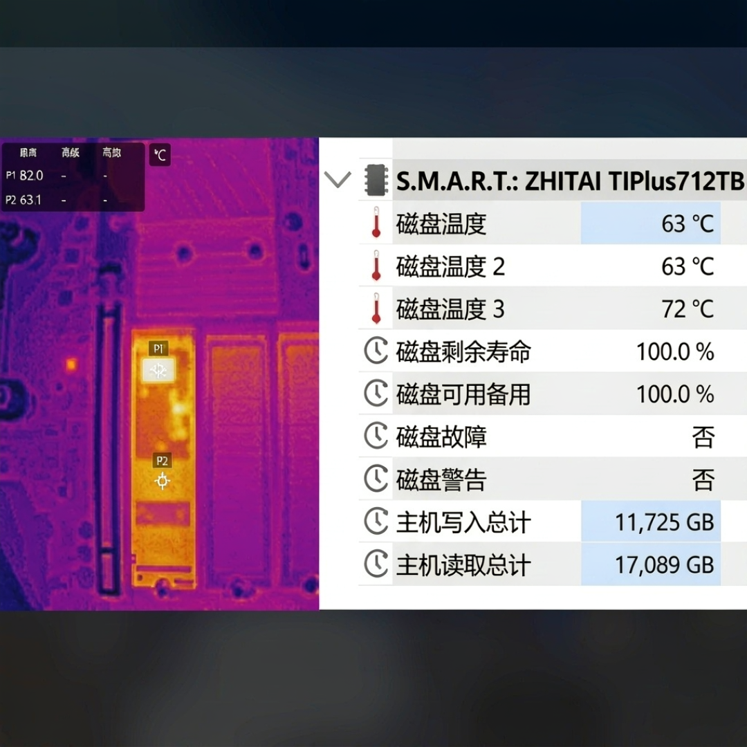 1199元的固态把人逼成'健康度强迫症'：那个百分比只是固件自报，01/0E/0F才是真红线