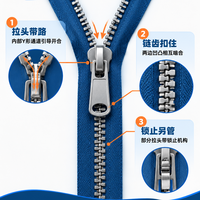 拉链一拉就合上,小拉头到底做了什么?