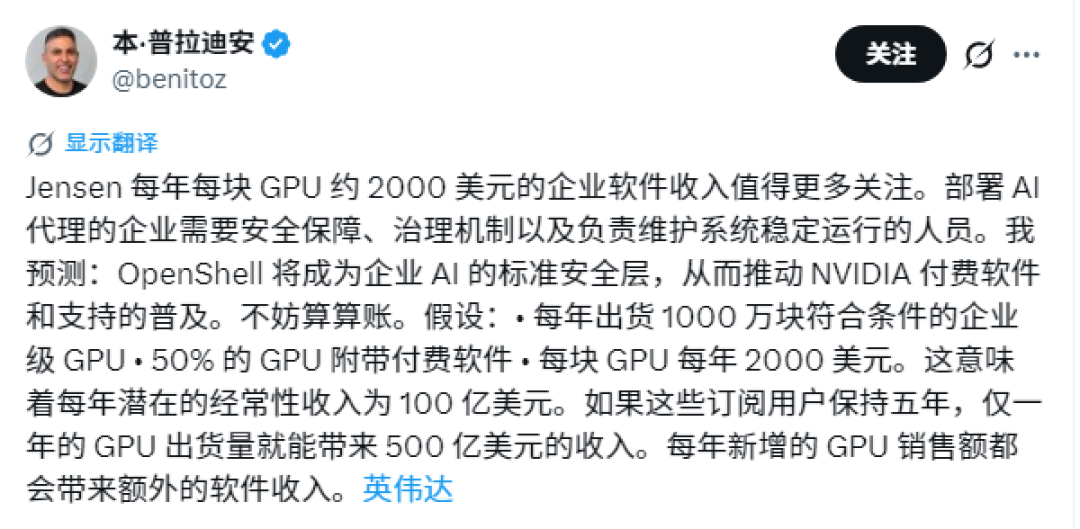 买完显卡还要按年给老黄打钱!游戏党慌不慌