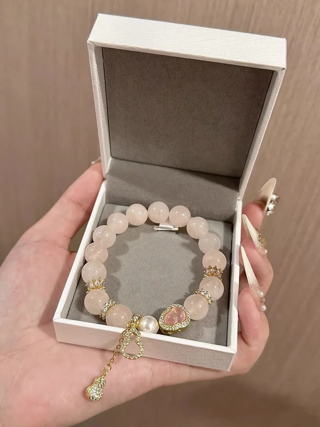 约会神器✨粉晶佛公葫芦手串温柔到骨子里