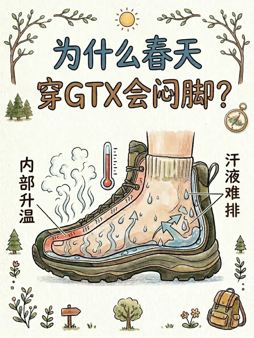 同一双徒步鞋,防水版更贵,为什么老手反而劝你别急着上GTX?