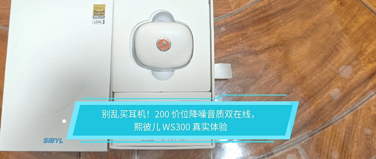 双 11 熙彼儿 WS300 星轨降噪耳机测评，百元档HiRes金标降噪选手