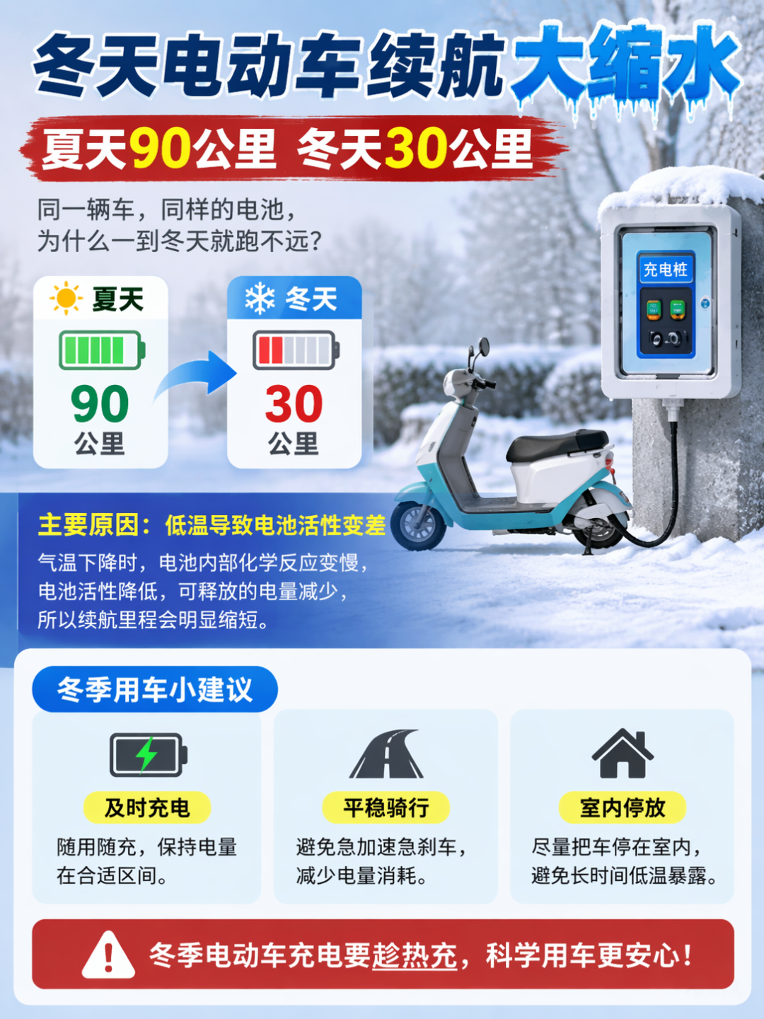 夏天90冬天30？冬季“续航崩”自救手册：越“省着充”的电池越先坏