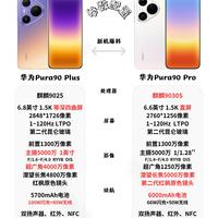 华为 Pura90 Plus｜和 Pura90 Pro 怎么选