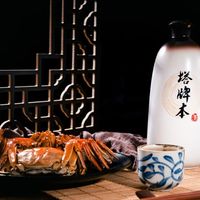 霜降后在家摆蟹局，黄酒温到40度再开喝