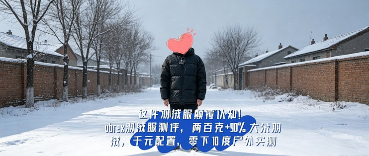 双 11 VBREX 户外羽绒服测评，通勤山野两用硬核保暖外套