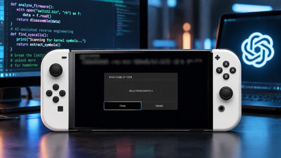 Switch 2被越狱,动手的是AI:别急着装MOD,先看封机风险