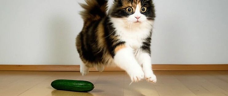 猫被黄瓜吓飞，“因为像蛇”？这实验做在猴子身上，不是猫