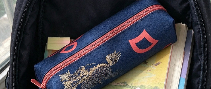 瑞兽笔袋麒麟宝象神龟，图案寓意说清楚