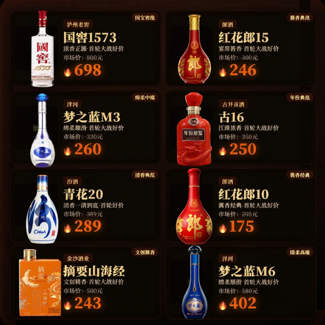 国窖跌到698,批价反超i茅台零售:今年双11的白酒好价你敢信吗