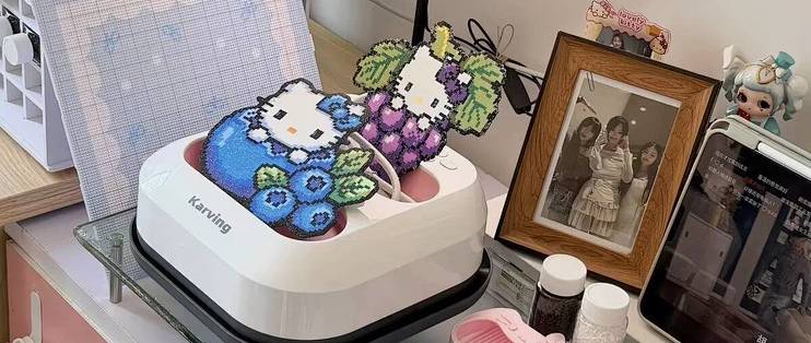 拼豆党告别熨斗翻车✨Karving 卡影手持烫画机