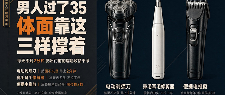 鼻毛、脚皮、毛球、牙缝：你忍了一年的4件小事，600块全解决
