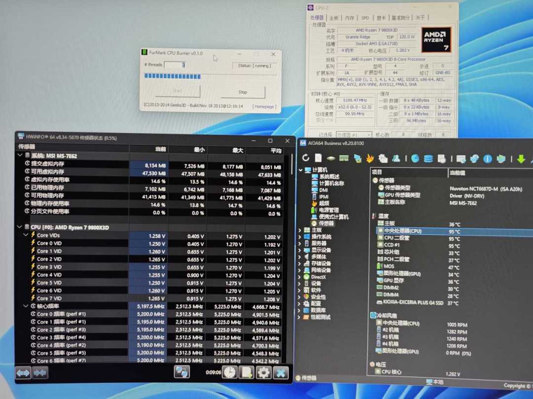 9800X3D撞95℃白折腾一年?先更BIOS,再掏钱包