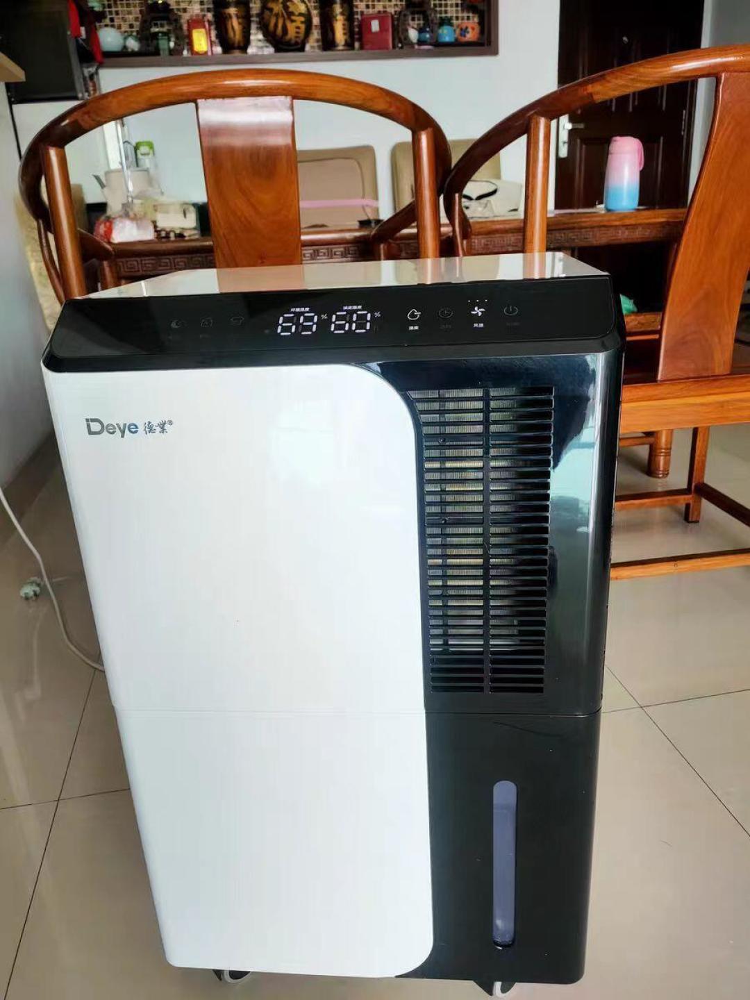 除湿机标20L管100㎡?口径差一半,先翻小字