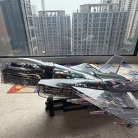 歼-35A「云龙」积木上线就吵翻：11袋件只有蒙皮是开模，这到底算积木还是军模，双11谁该冲